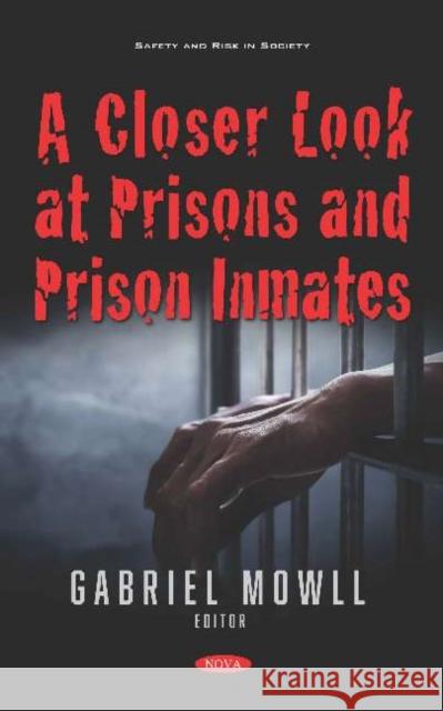 A Closer Look at Prisons and Prison Inmates Gabriel Mowll   9781536169812 Nova Science Publishers Inc - książka
