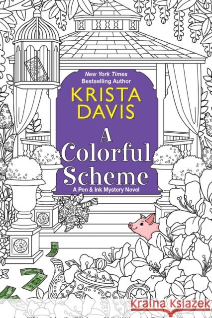 A Colorful Scheme Krista Davis 9781496724656 Kensington Publishing Corporation - książka