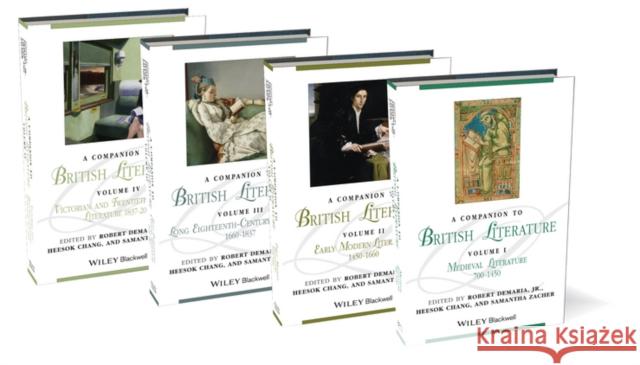 A Companion to British Literature DeMaria, Robert 9780470656044 John Wiley & Sons - książka