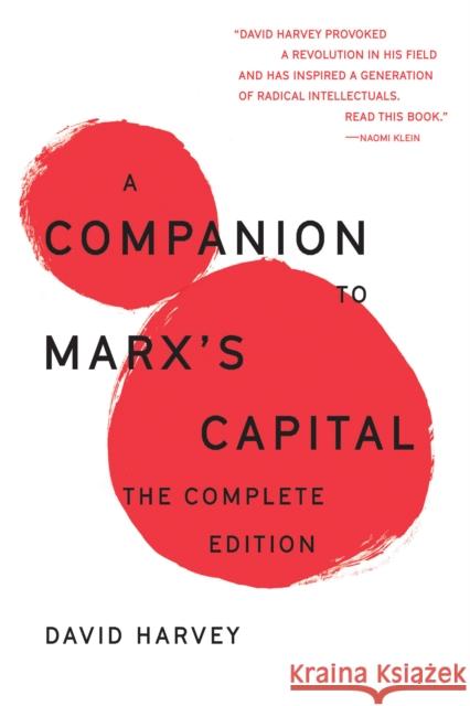 A Companion To Marx's Capital: The Complete Edition David Harvey 9781788731546 Verso Books - książka