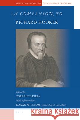 A Companion to Richard Hooker Torrance Kirby 9789004165342 Brill - książka