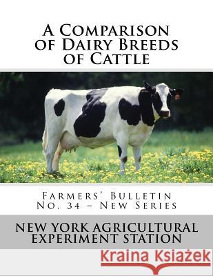 A Comparison of Dairy Breeds of Cattle: Farmers' Bulletin No. 34 - New Series New York Agricultural Experimen Station U. S. Dept of Agriculture 9781548717094 Createspace Independent Publishing Platform - książka