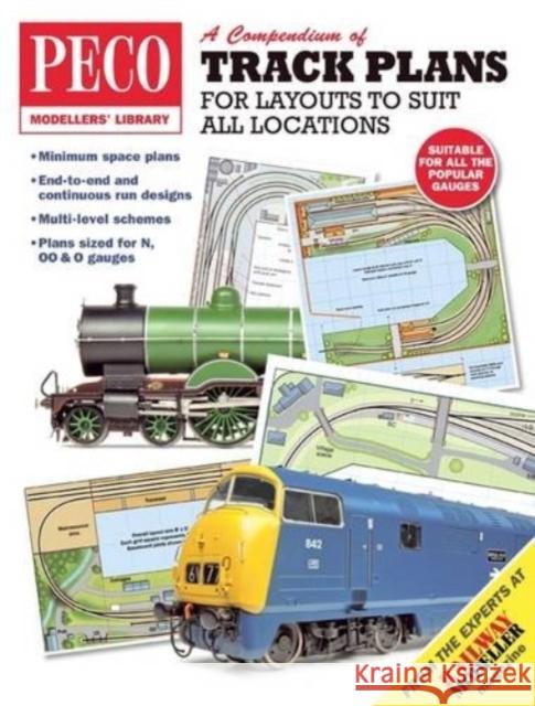 A Compendium of Track Plans: For Layouts to Suit All Locations Steve Flint   9780900586026 Peco Publications & Publicity Ltd - książka