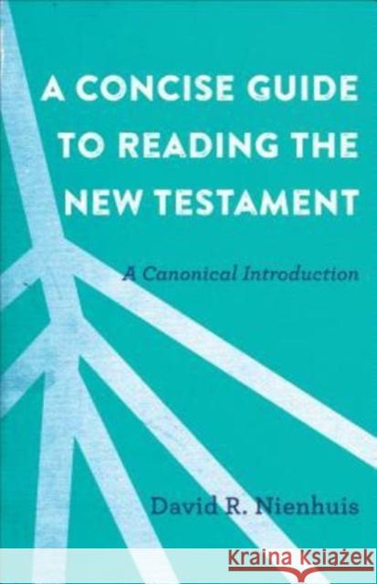 A Concise Guide to Reading the New Testament: A Canonical Introduction David R. Nienhuis 9780801097638 Baker Academic - książka