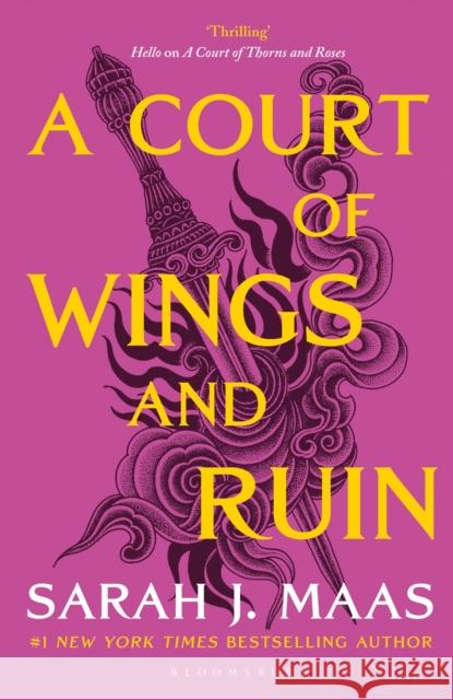 A Court of Wings and Ruin: The third book in the GLOBALLY BESTSELLING, SENSATIONAL series Sarah J. Maas 9781526617170 Bloomsbury Publishing PLC - książka
