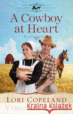 A Cowboy at Heart Lori Copeland Virginia Smith 9781594154591 Christian Large Print - książka