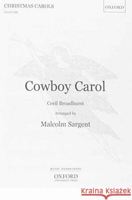 A Cowboy Carol  9780193406162 Oxford University Press - książka