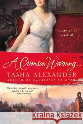 A Crimson Warning Tasha Alexander 9781250007186  - książka