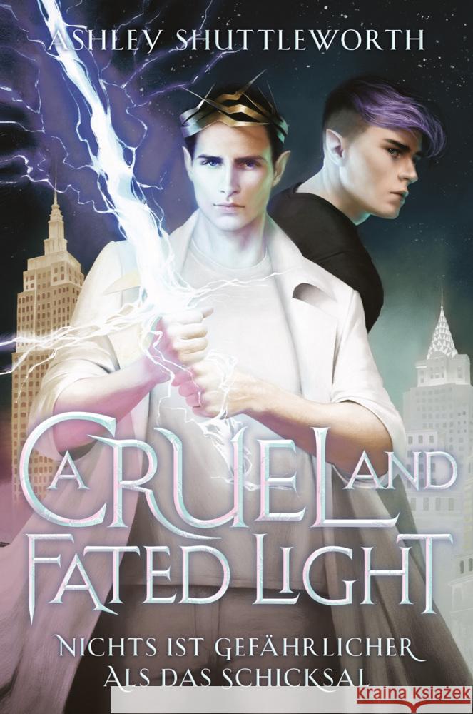 A Cruel and Fated Light (Hollow Star Saga 2) (Erstauflage mit Farbschnitt) Shuttleworth, Ashley 9783986664411 Cross Cult - książka