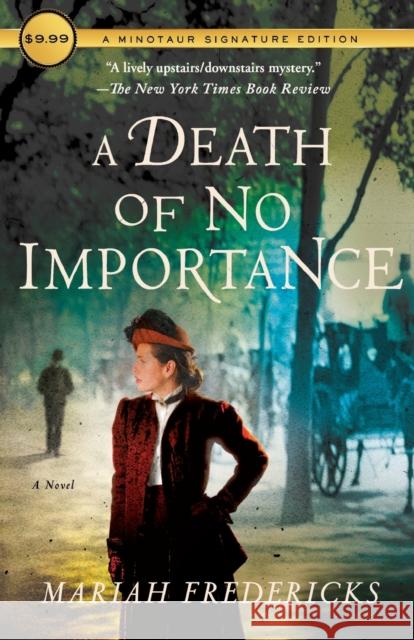 A Death of No Importance Mariah Fredericks 9781250306555 Minotaur Books - książka