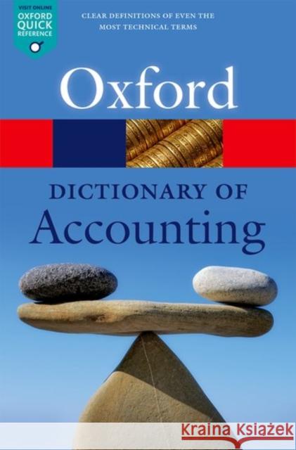 A Dictionary of Accounting Jonathan Law 9780198743514 Oxford University Press - książka