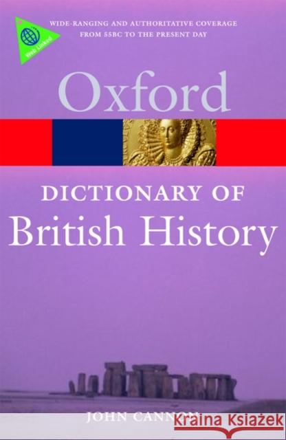 A Dictionary of British History  9780199550371 Oxford University Press - książka