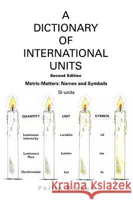 A Dictionary of International Units: Metric-Matters: Names and Symbols Bladon, Philip 9780595371150 iUniverse - książka