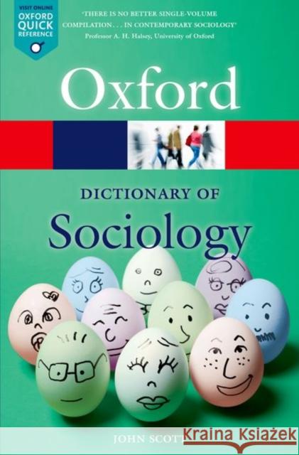 A Dictionary of Sociology John (Honorary Professor, Honorary Professor, University of Copenhagen) Scott 9780199683581 Oxford University Press - książka