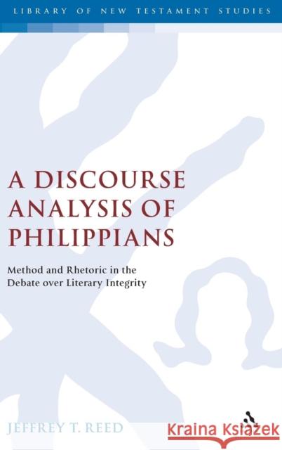 A Discourse Analysis of Philippians Jeffrey T. Reed 9781850756385 Sheffield Academic Press - książka