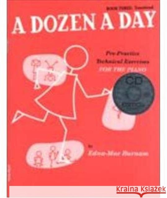 A Dozen a Day Book 3 + CD Edna Mae Burnam 9781847726438 OMNIBUS PRESS - książka