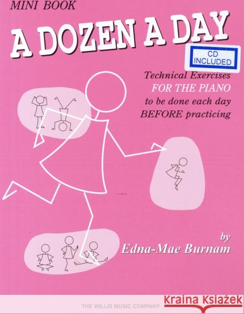 A Dozen a Day Mini Book - Book/Audio Edna Mae Burnam 9781458416124 Hal Leonard Corporation - książka