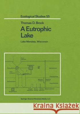 A Eutrophic Lake: Lake Mendota, Wisconsin Brock, Thomas D. 9781461264514 Springer - książka