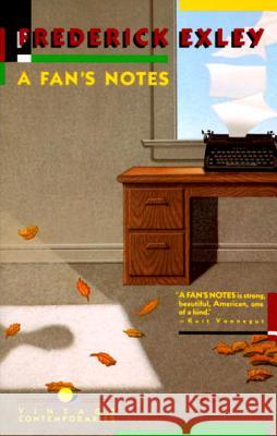 A Fan's Notes Frederick Exley 9780679720768 Vintage Books USA - książka
