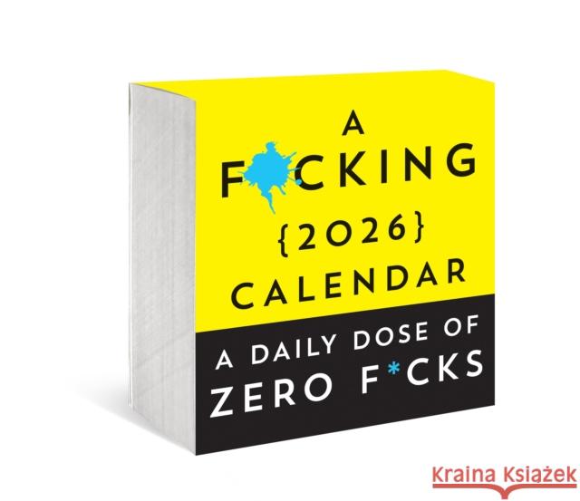 A F*cking 2026 Boxed Calendar: A daily dose of zero f*cks Sourcebooks 9781464229565 Sourcebooks Plus - książka