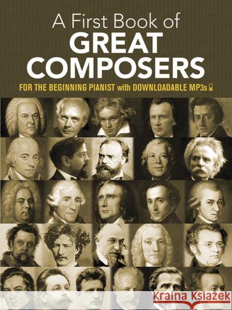 A first book of great composers: By Bach Beethoven Mozart and Others Bergerac 9780486427560 Dover Publications Inc. - książka