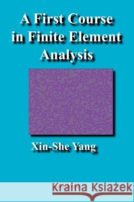 A First Course in Finite Element Analysis Xin-She Yang 9781905986088 Luniver Press - książka