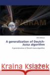 A generalization of Deutch-Jozsa algorithm Elton Ballhysa 9783838304878 LAP Lambert Academic Publishing
