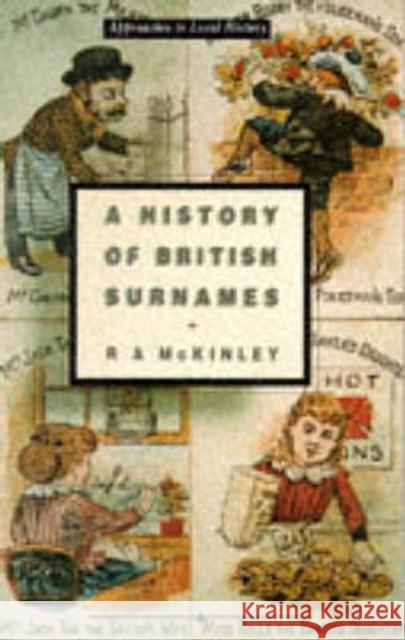 A History of British Surnames R. A. McKinley 9780582018693 Longman Publishing Group - książka