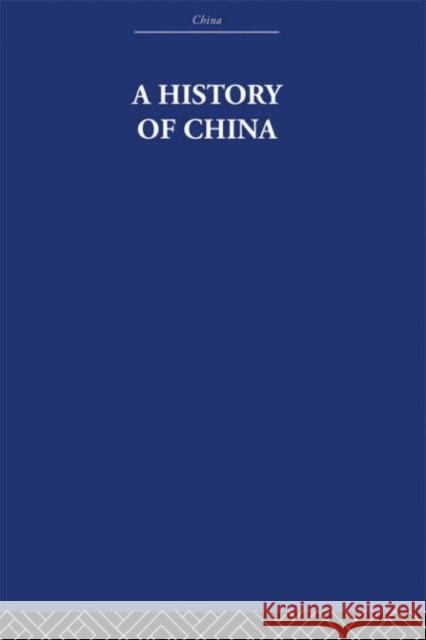 A History of China Wolfram Eberhard Wolfram Eberhard  9780415361484 Taylor & Francis - książka