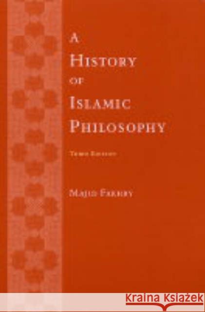 A History of Islamic Philosophy Majid Fakhry 9780231132213  - książka