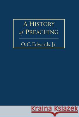 A History of Preaching Volume 2 O. C. Edwards 9781501833786 Abingdon Press - książka