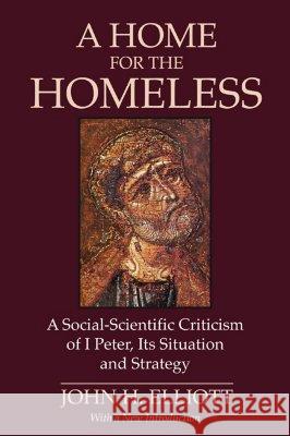 A Home for the Homeless J. H. Elliott 9781597524094 Wipf & Stock Publishers - książka