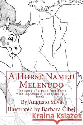 A Horse Named Melenudo: The story of a paso fino horse with the longest mane Cibej, Barbara 9781514130421 Createspace Independent Publishing Platform - książka