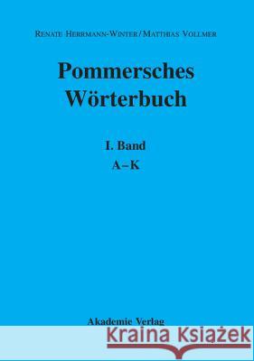 A-K Herrmann-Winter, Renate; Vollmer, Matthias 9783050044897 Akademie Verlag - książka