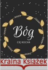 A Kartka składana - Bóg Cię kocha, złocona praca zbiorowa 5902574161734 Szaron - książka