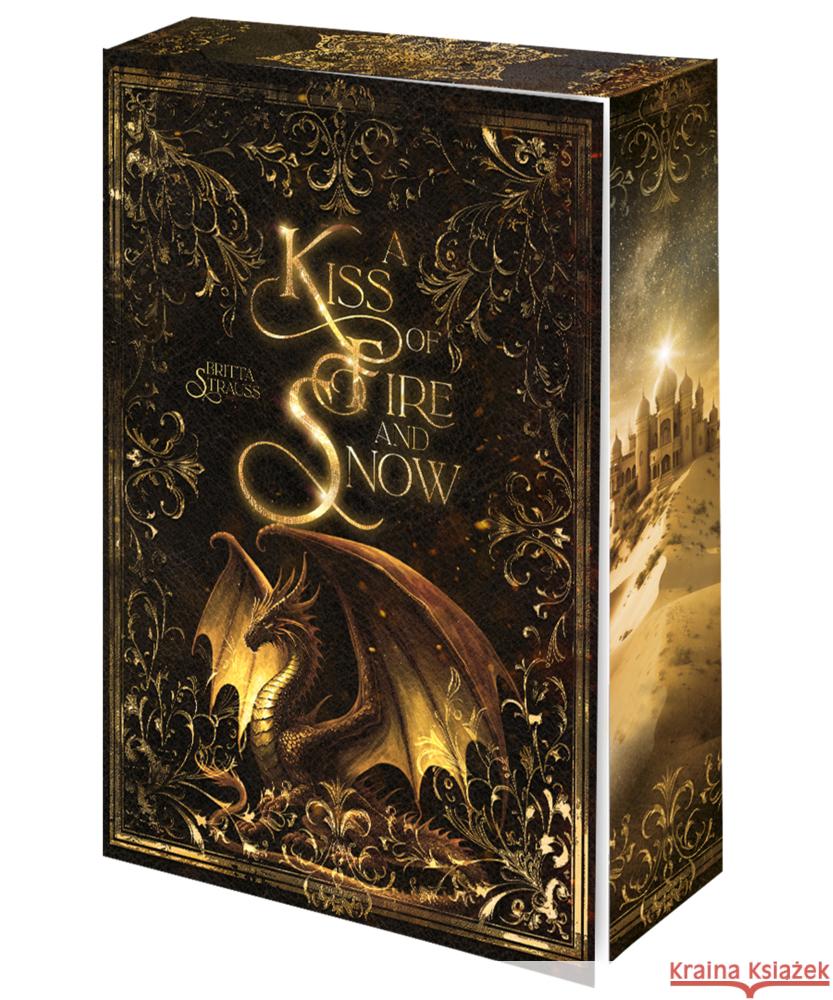 A Kiss of Fire and Snow Strauß, Britta 9783959915885 Drachenmond Verlag - książka