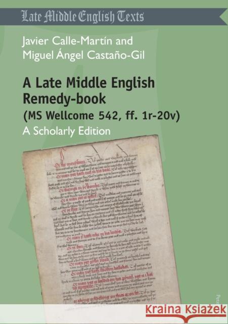 A Late Middle English Remedy-Book (MS Wellcome 542, Ff. 1r-20v): A Scholarly Edition Gonzalez Y. Fernandez-Corugedo, Santiago 9783034313698 Peter Lang AG, Internationaler Verlag der Wis - książka