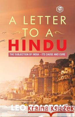 A Letter To Hindu Leo Tolstoy 9788194824190 Sanage Publishing - książka