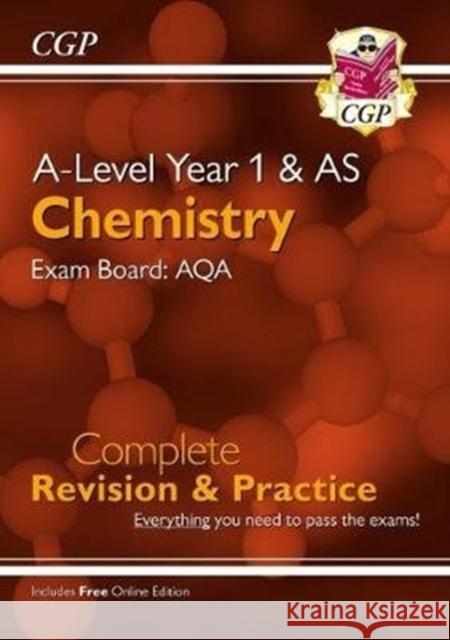 A-Level Chemistry: AQA Year 1 & AS Complete Revision & Practice with Online Edition CGP Books 9781789080278 Coordination Group Publications Ltd (CGP) - książka