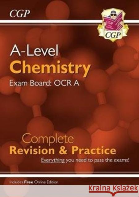 A-Level Chemistry: OCR A Year 1 & 2 Complete Revision & Practice with Online Edition CGP Books 9781789080384 Coordination Group Publications Ltd (CGP) - książka