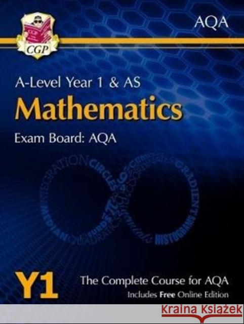 A-Level Maths for AQA: Year 1 & AS Student Book with Online Edition CGP Books 9781782947196 Coordination Group Publications Ltd (CGP) - książka