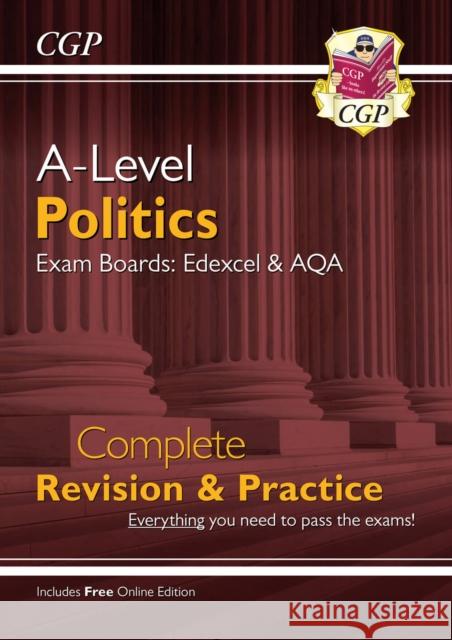 A-Level Politics: Edexcel & AQA Complete Revision & Practice (with Online Edition) CGP Books 9781837741489 Coordination Group Publications Ltd (CGP) - książka