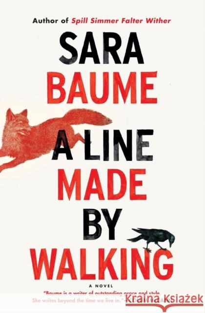 A Line Made by Walking Sara Baume 9781328915818 Mariner Books - książka
