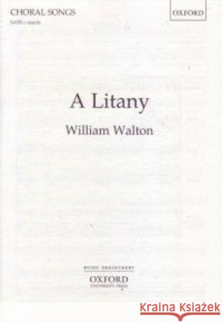 A Litany  9780193594364 Oxford University Press - książka