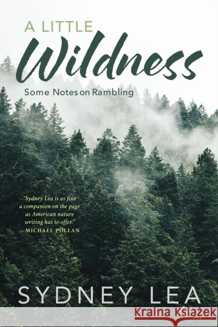 A Little Wildness: Some Notes on Rambling Sydney Lea 9781684752355 Down East Books - książka