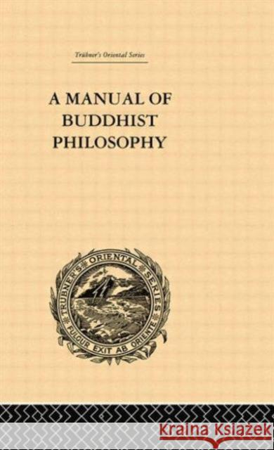 A Manual of Buddhist Philosophy: Cosmology William Montgomery McGovern 9780415865630 Routledge - książka