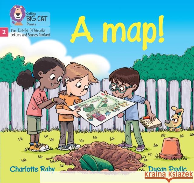 A map!: Phase 2 Set 2 Blending Practice Raby, Charlotte 9780008540210 HarperCollins Publishers - książka