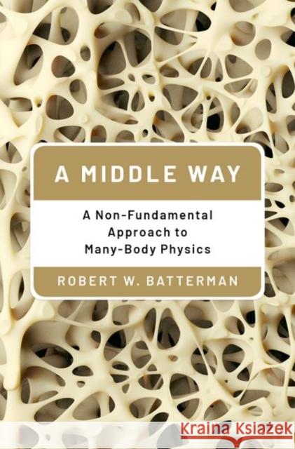 A Middle Way: A Non-Fundamental Approach to Many-Body Physics Robert Batterman 9780197568613 Oxford University Press, USA - książka