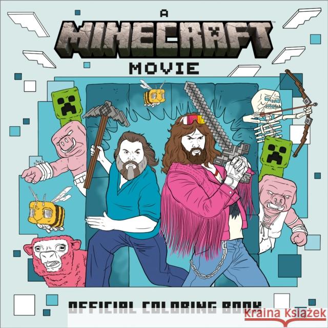 A Minecraft Movie Official Coloring Book Mojang AB 9780593972786 Random House Worlds - książka