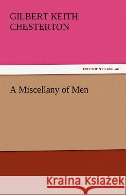 A Miscellany of Men  9783842441767 tredition GmbH - książka